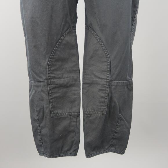 BALENCIAGA Size 6 Black Cotton Solid Casual Pants - Picture 6 of 9